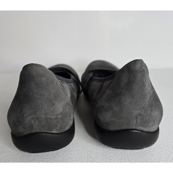 Vionic By Orthaheel Days Fern Mary Jane Flat Women's 9 Grey Suede Embellished - Picture 6 of 9